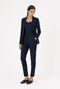 Atina Blazer Technical Jersey | Blue