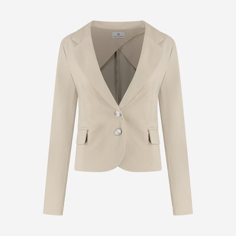 Atina Blazer Technical Jersey | Sand