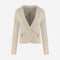 Atina Blazer Technical Jersey | Sand