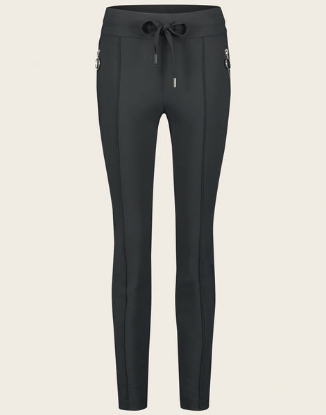 Pants Emma-straight leg fit Technical Jersey | Grigio Notte