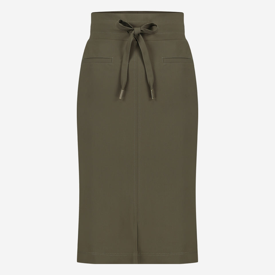 Skirt Kate Easy Wear Technical Jersey | Army