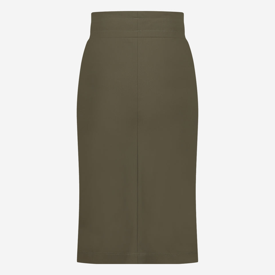 Skirt Kate Easy Wear Technical Jersey | Army