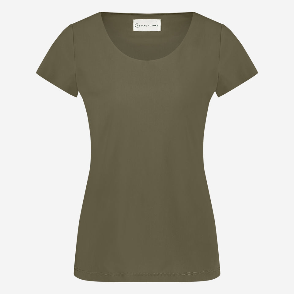 T shirt Sara Easy Wear Technical Jersey | Army