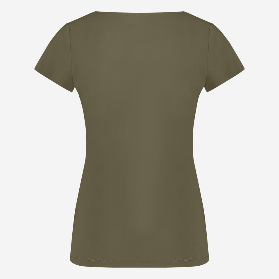 T shirt Sara Easy Wear Technical Jersey | Army