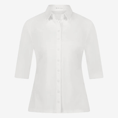 Blouse Betty easy wear Technical Jersey | White