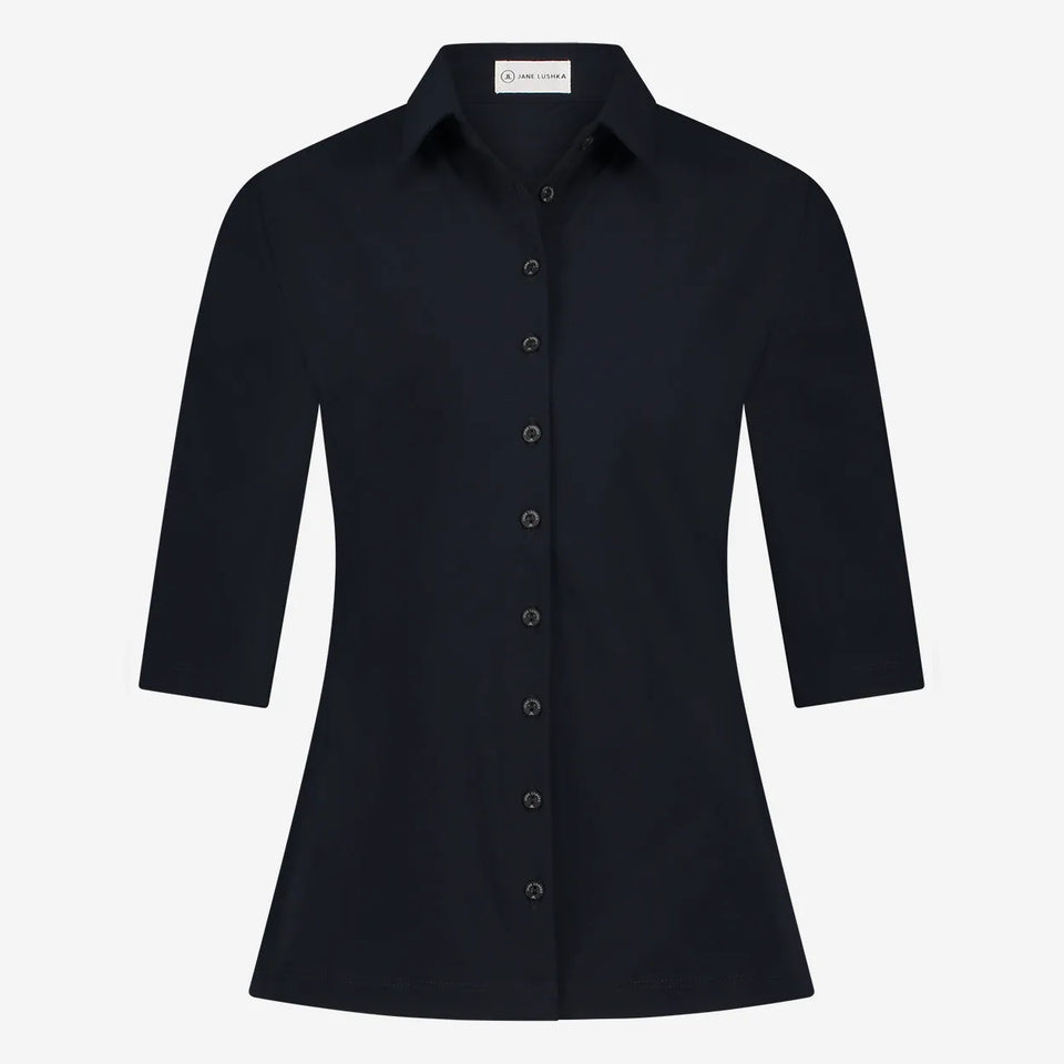 Blouse Betty Easy Wear Technical Jersey | Blue