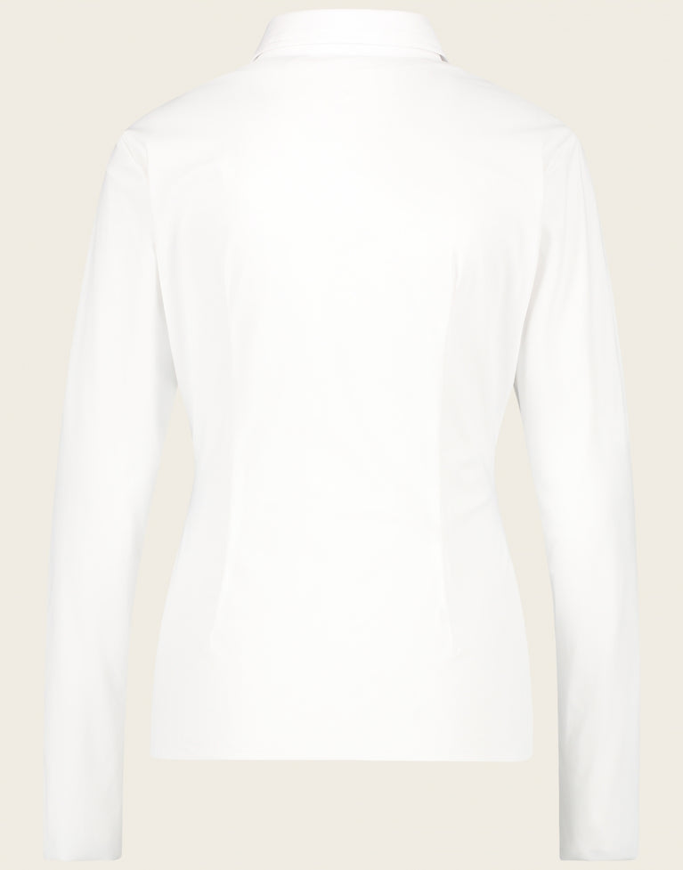 Blouse Betty easy wear Technical Jersey | White