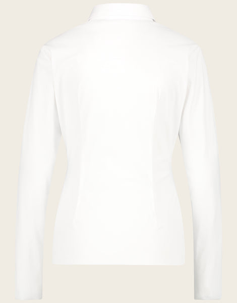 Kikkie Blouse Technical Jersey | White