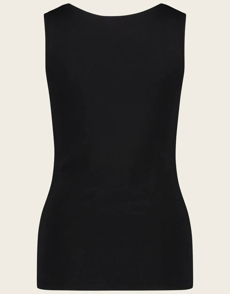 Top rips easy wear Organic Cotton | Black