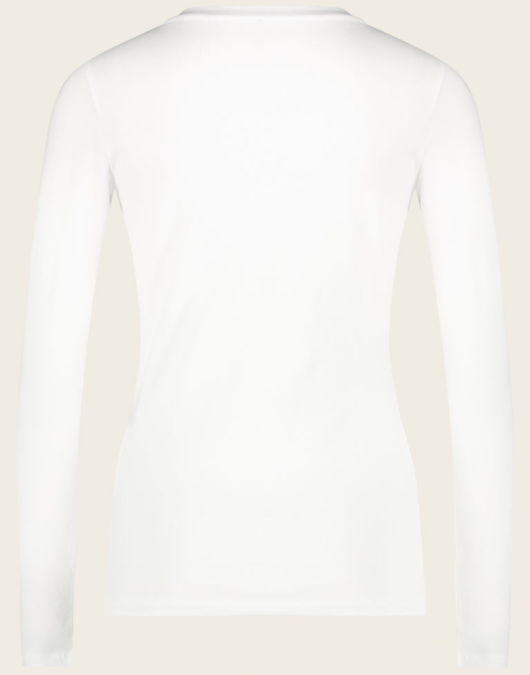 T shirt R Neck easy wear Organic Cotton | White