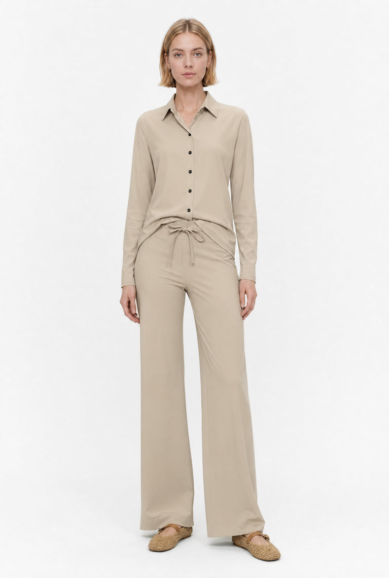 Blouse Betty Easy Wear Technical Jersey | Sand