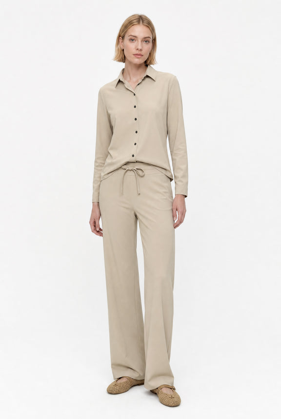 Blouse Betty Easy Wear Technical Jersey | Sand