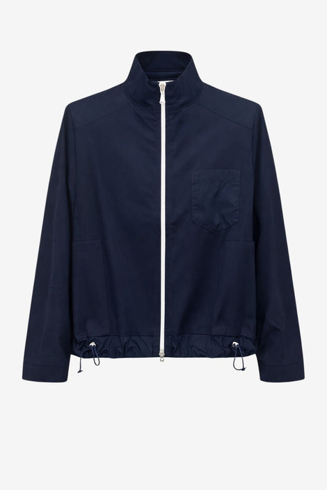 Birillo jacket soft Punto Milano jersay | Blue