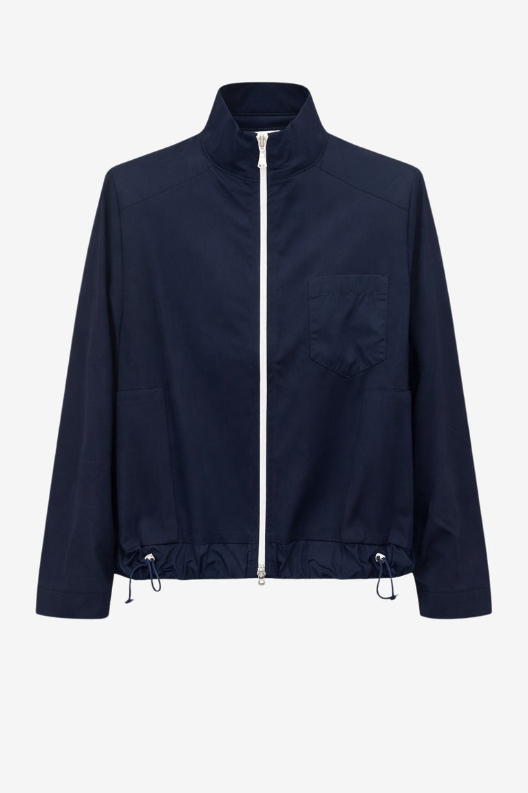 Birillo jacket soft Punto Milano jersay | Blue