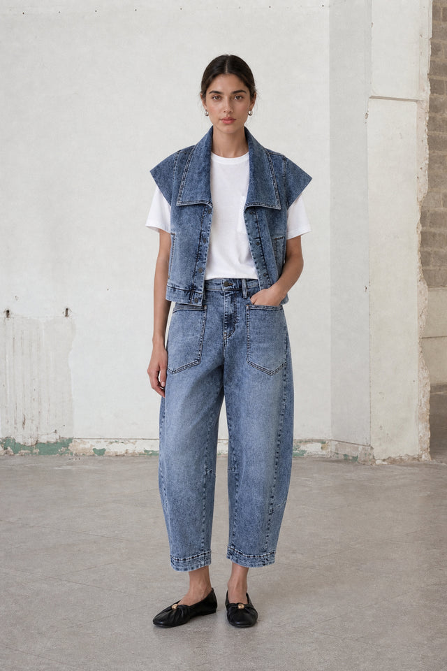 Boom denim vintage vest | Vintage Medium