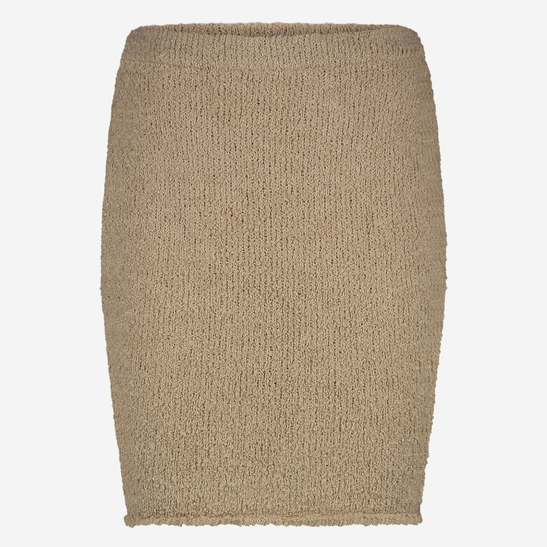 Teddy Skirt | Beige