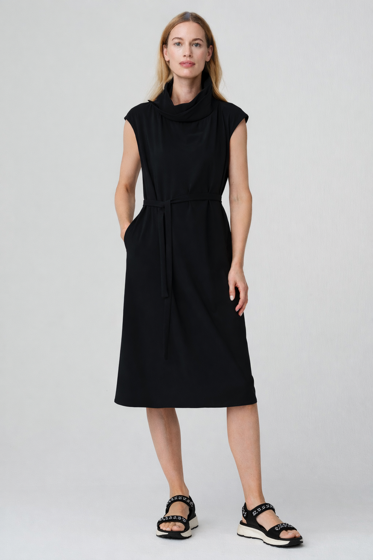 Liane dress technical jersey | Black