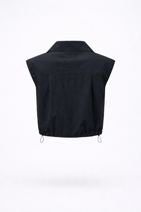 Emiko taffeta jacket | Black