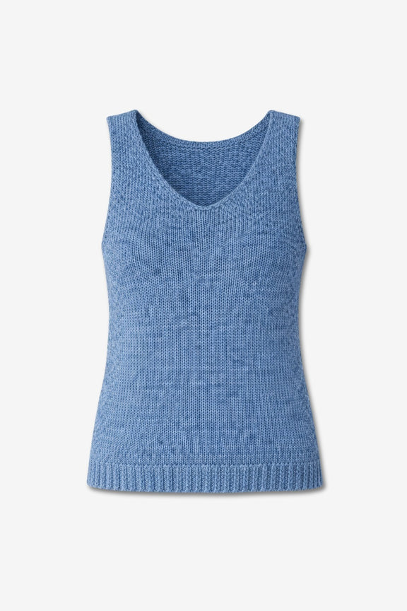 Top cotton E26119 | Blue