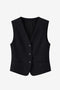Colette back details gilet | Black