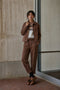 Timmy skuba velvet jacket | Brown