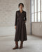 Delfina dress technical jersey | Chocolate
