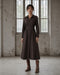 Delfina dress technical jersey | Chocolate