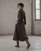 Delfina dress technical jersey | Chocolate