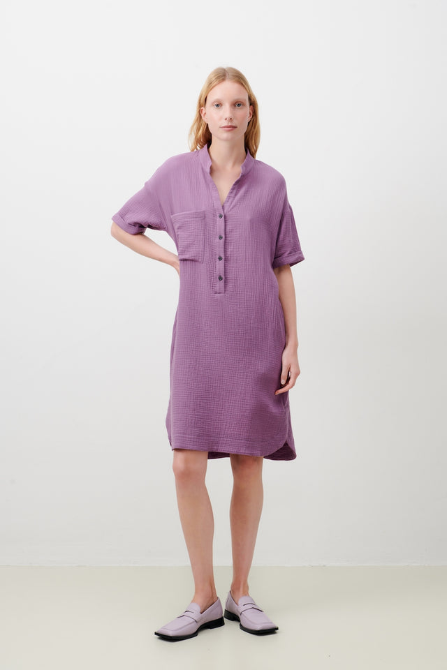 Maiki Dress Organic Cotton | Violet