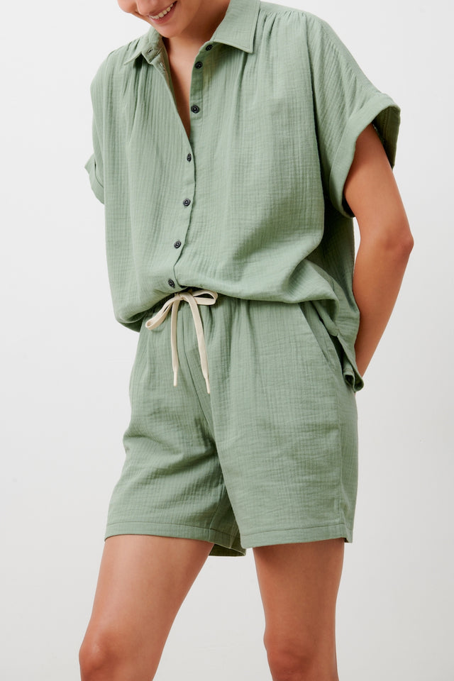Lola Shorts Organic Cotton | Army