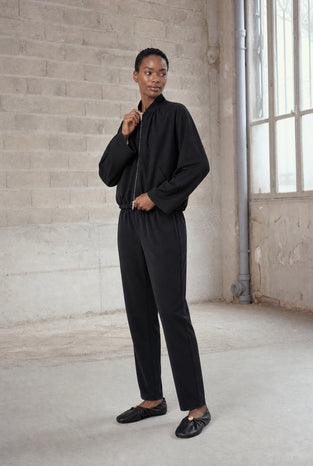 Eliana jacket technical jersey | Black