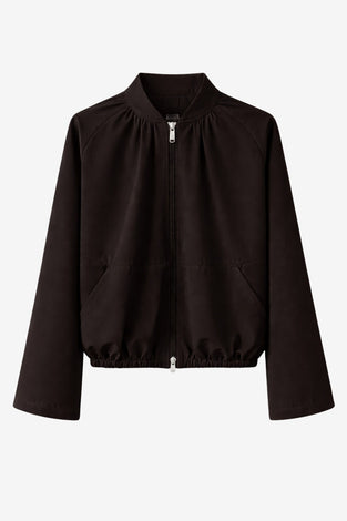 Eliana jacket technical jersey | Chocolate