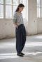 Elodie viscose blend barel pants | Blue Denim