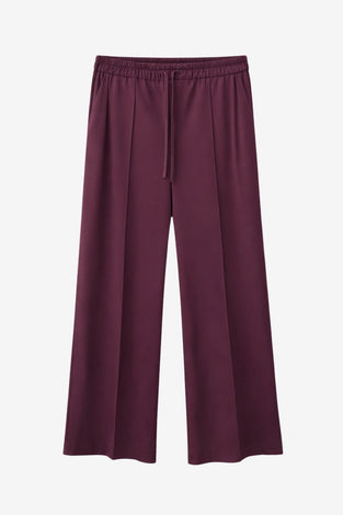 Evo wide-leg technical jersey pants | Cherry