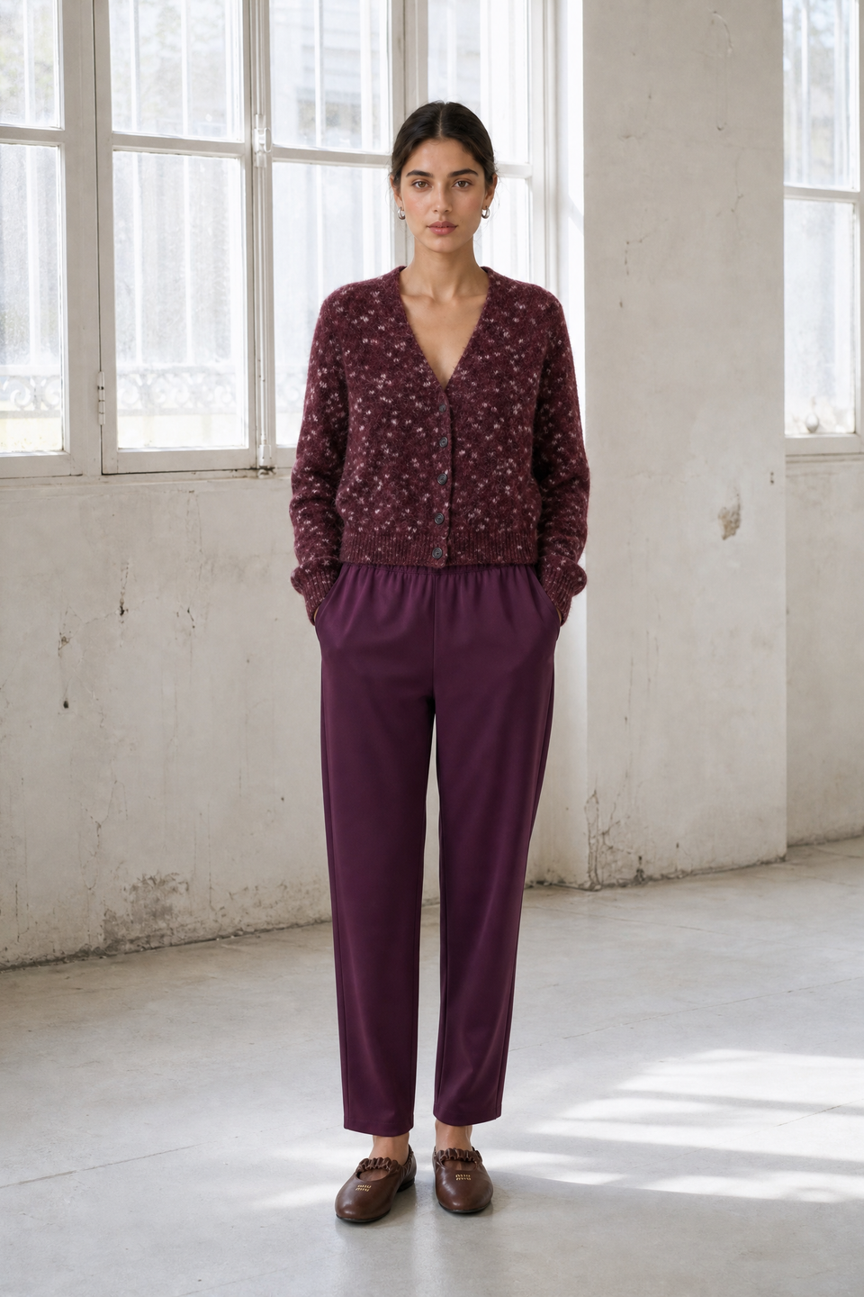 Umbretto pants technical jersey | Cherry
