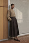 Mercedes skirt technical jersey | Chocolate