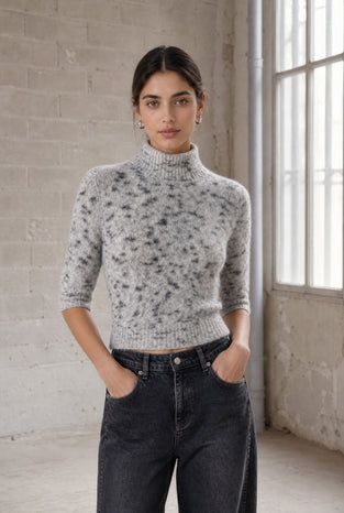Fancy pongo sweater 26507 | Grey