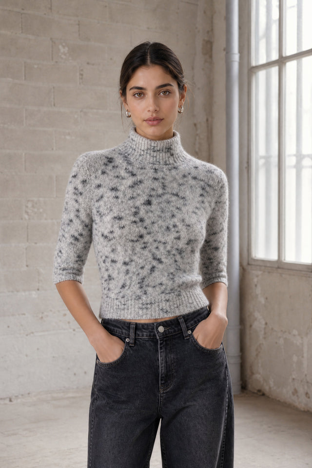 Fancy pongo sweater 26507 | Grey