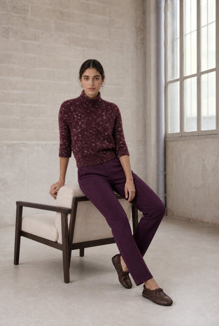 Fancy pongo sweater 26507 | Bordo