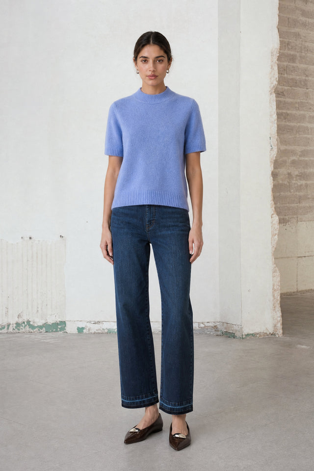 Fly jogger basic jeans | Dark Blue