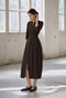 Gaara dress technical jersey | Chocolate
