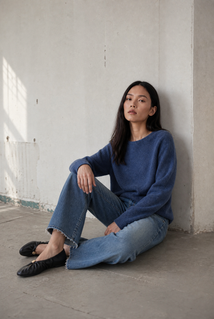 Simply basic pullover H23177 | Navy