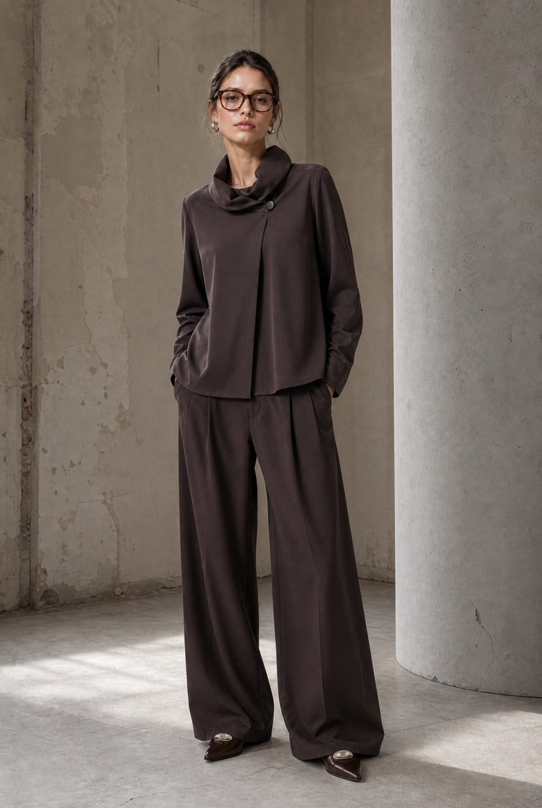 Petronio pants technical jersey | Chocolate