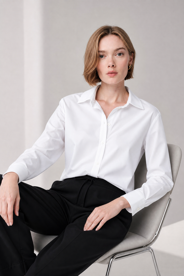 Iva blouse technical jersey | White