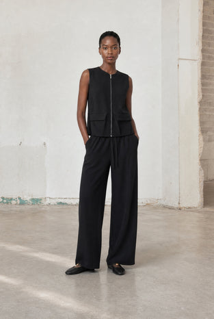 Giorgino vest technical jersey | Black