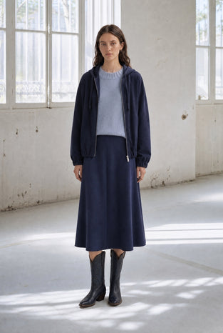 Simba A line jeans skirt | Blue