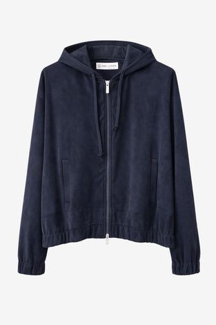 Golia jeans hoodie bomber | Blue
