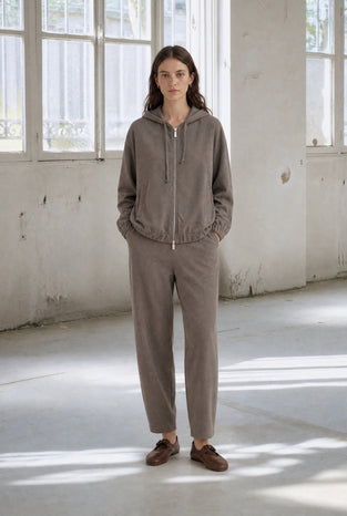 Golia jeans hoodie bomber | Toupe