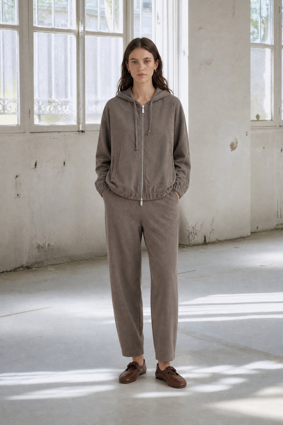 Golia jeans hoodie bomber | Toupe