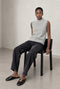 Abigail alpaca vest EX H24179 | Grey
